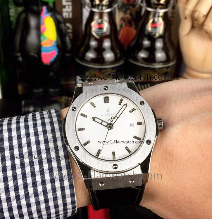 Best Quality Hublot Classic Fusion Replica Watch White Dial